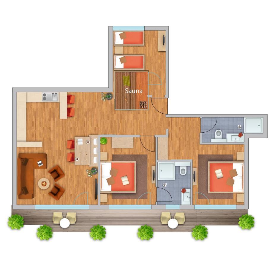 شقة Residenz Fliana Deluxe Mathon المظهر الخارجي الصورة