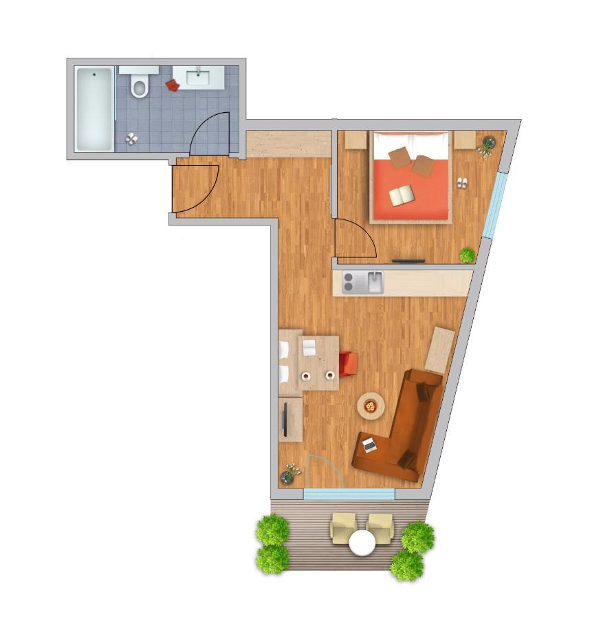 شقة Residenz Fliana Deluxe Mathon المظهر الخارجي الصورة